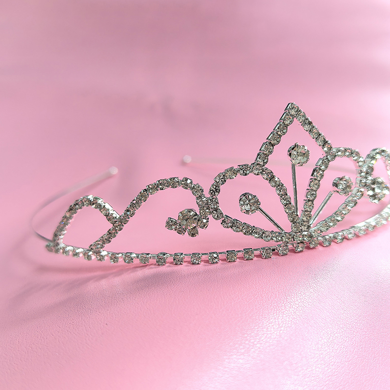 Event Suppliers - Corona Nuziale in Strass Color Argento,