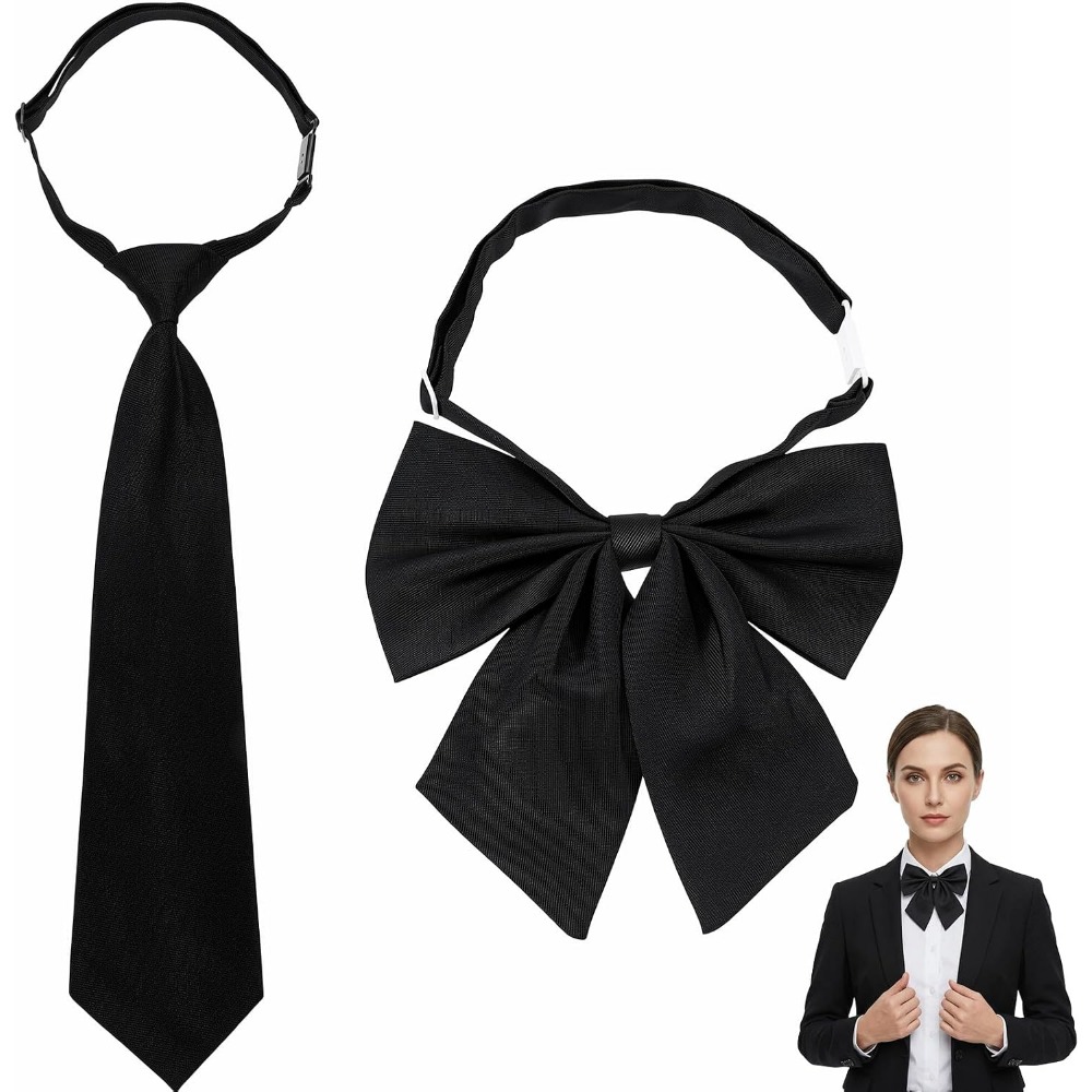 Event & Party Supply - Papillon Neri da Donna, Grandi e