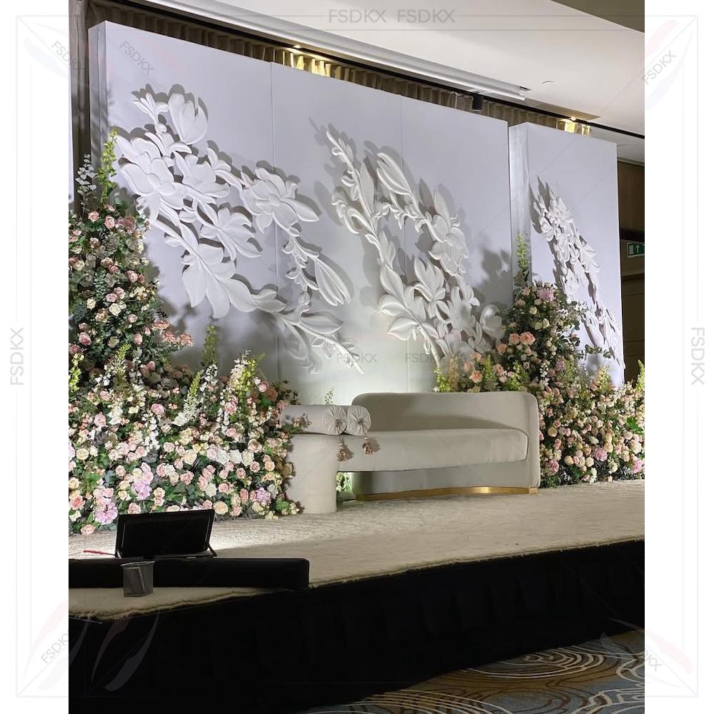 Party Event Supplier - Arco Bianco per Matrimoni con Sfondo