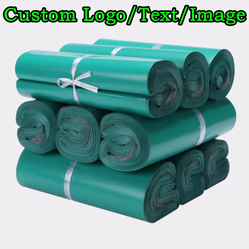 Event Party Box - Buste Postali in Polietilene Verde Scuro,