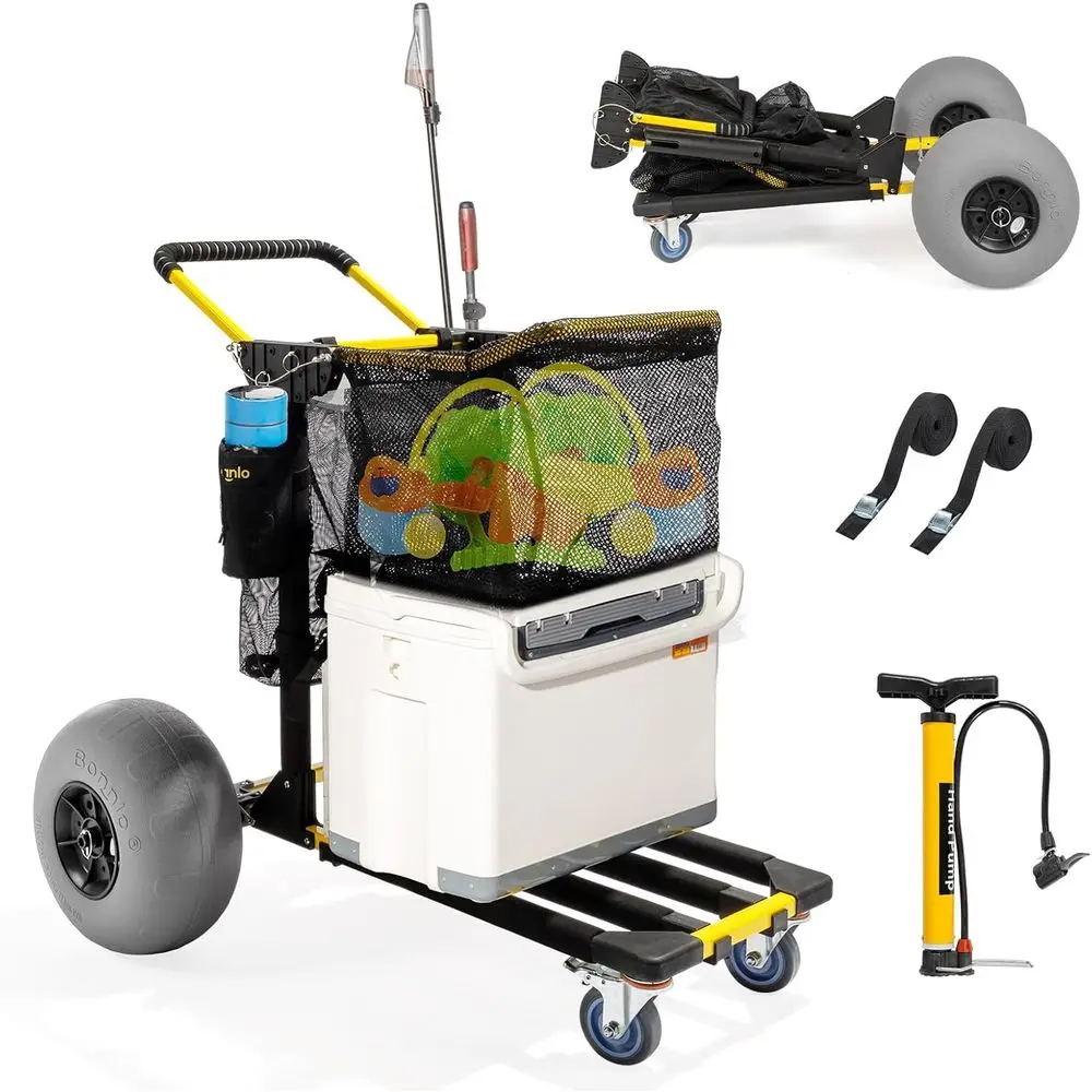 Balloon Pump Hand - Carrello da Spiaggia Versatile con 12