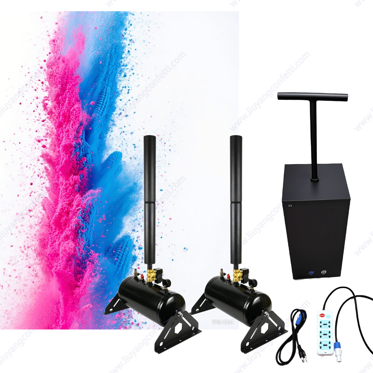 Confetti Cannon Tube - Confetti Streamer Baby Shower Macchina Compressore
