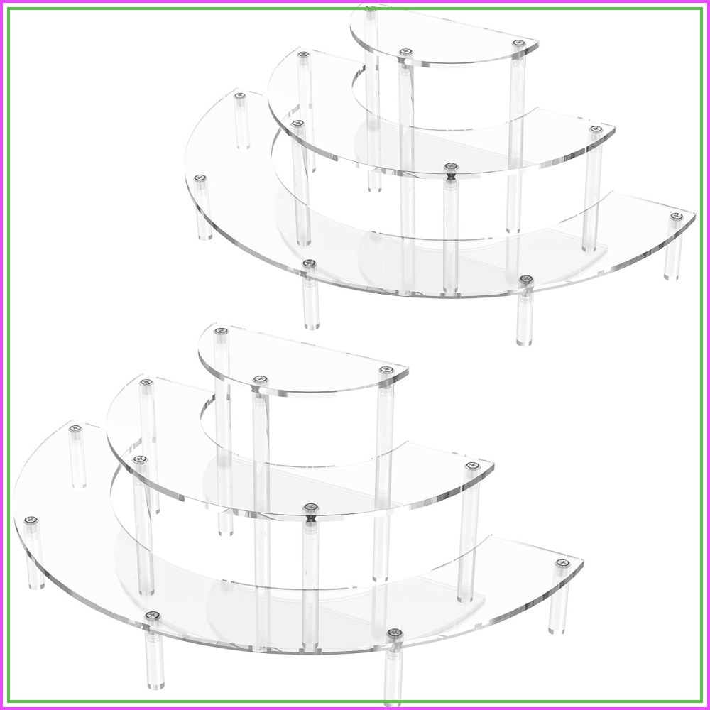Cupcake Stand Tier - Espositori a 3 livelli in acrilico,