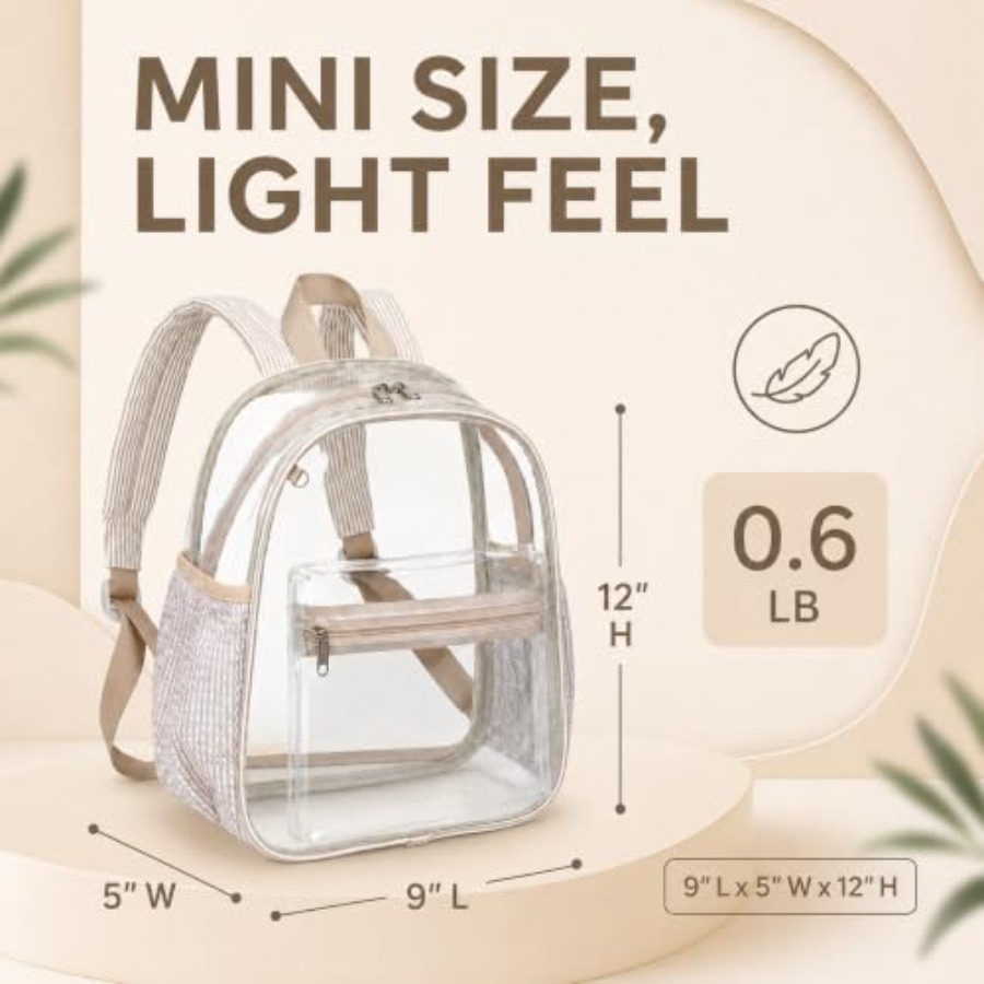Mini Zaino Trasparente per Eve - Event & Party Supply recensione e prezzo