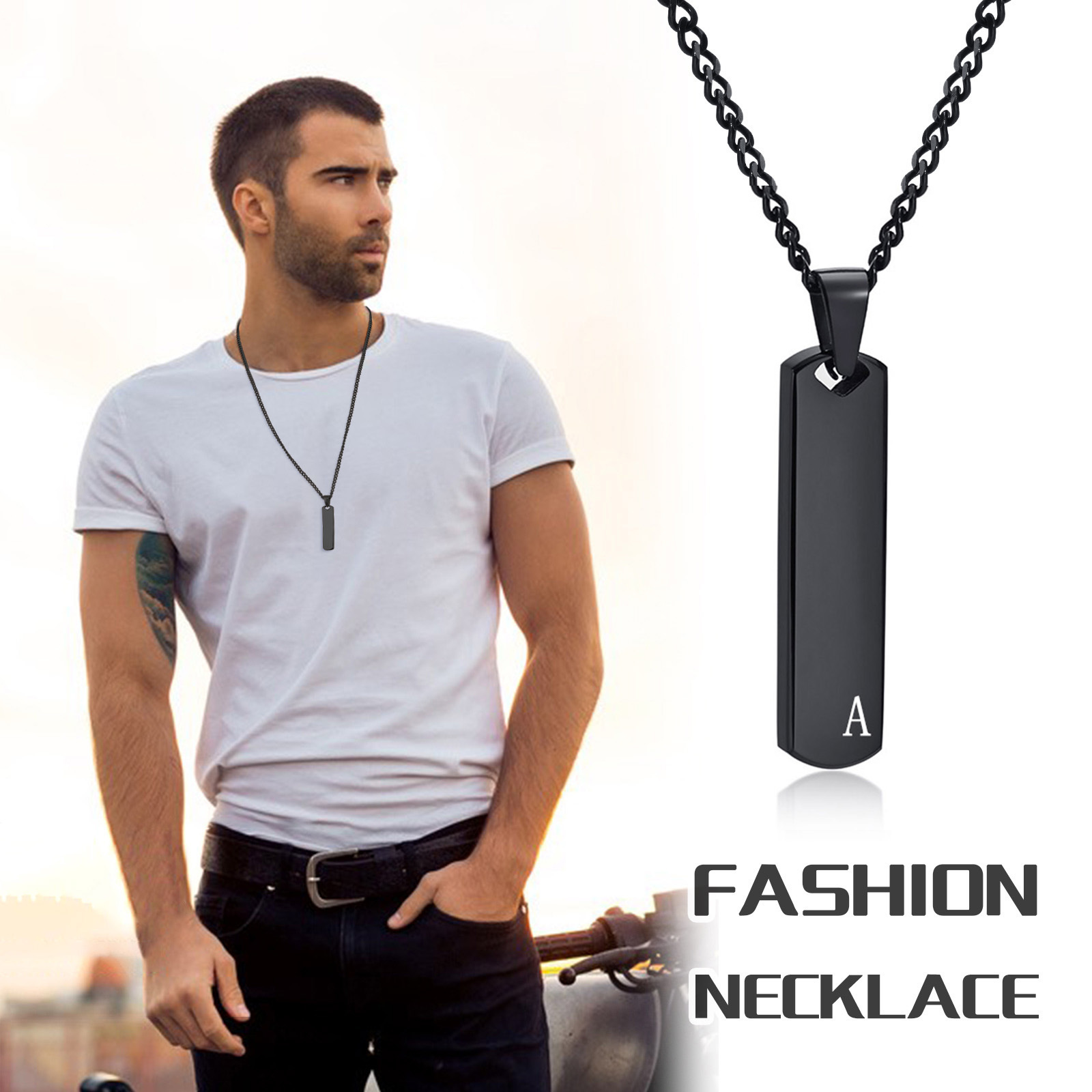 Collana da uomo con barra iniz - Event Z recensione e prezzo