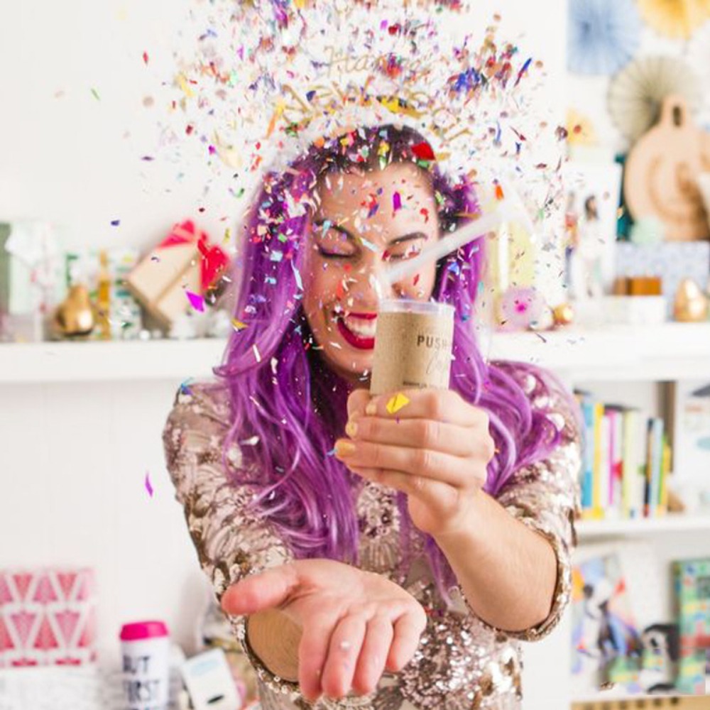 1 pz rotondo Push Up coriandol - Confetti Cannon Tube recensione e prezzo