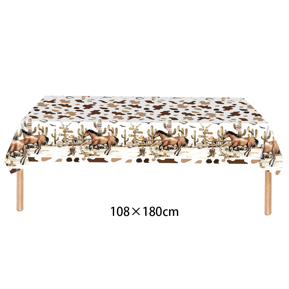 Western Cowboy Party stoviglie - Table Cloth Disposable recensione e prezzo