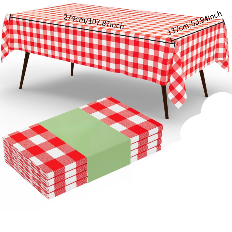Tovaglia Rettangolare a Quadri - Table Cloth Disposable recensione e prezzo