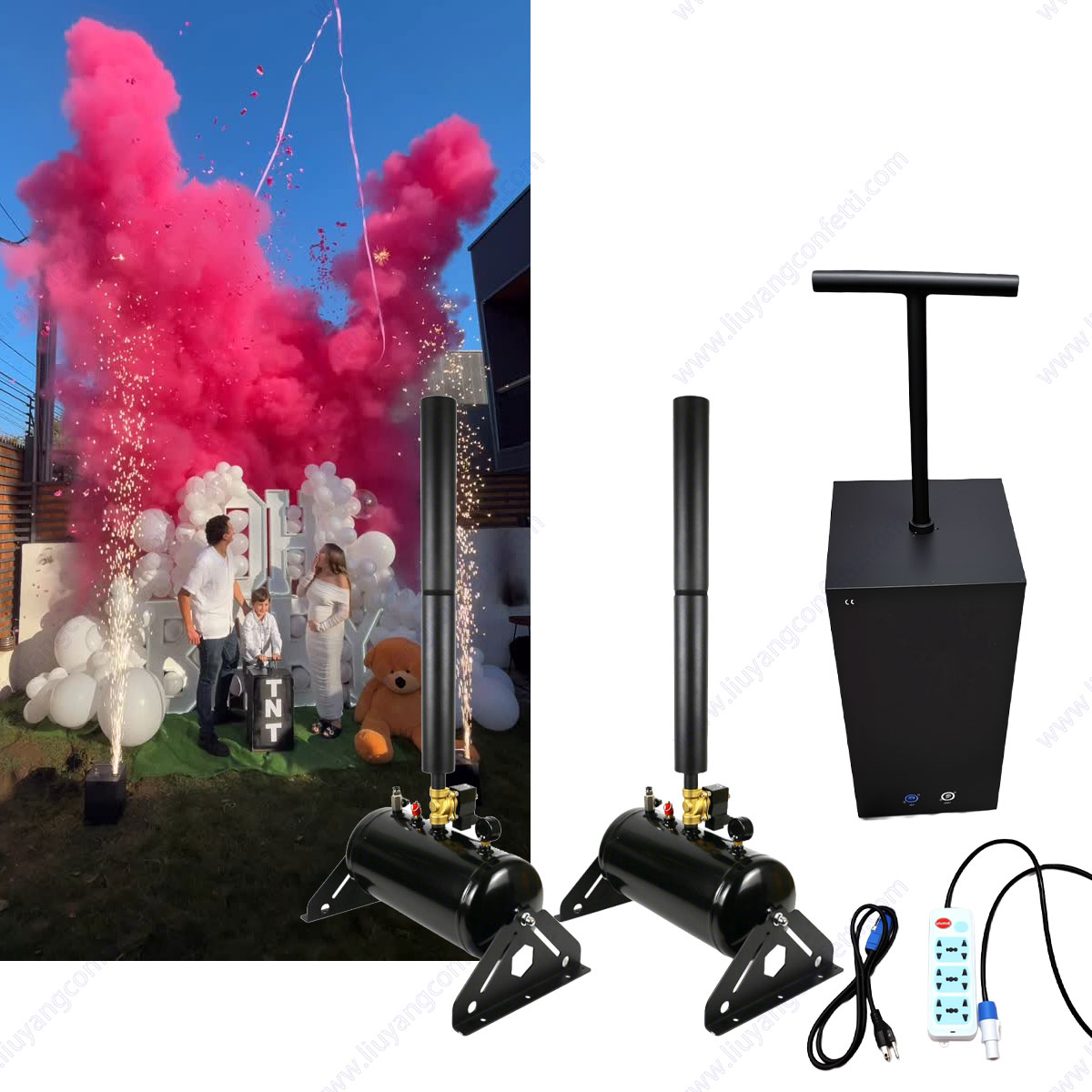 Confetti Streamer Baby Shower  - Confetti Cannon Tube recensione e prezzo