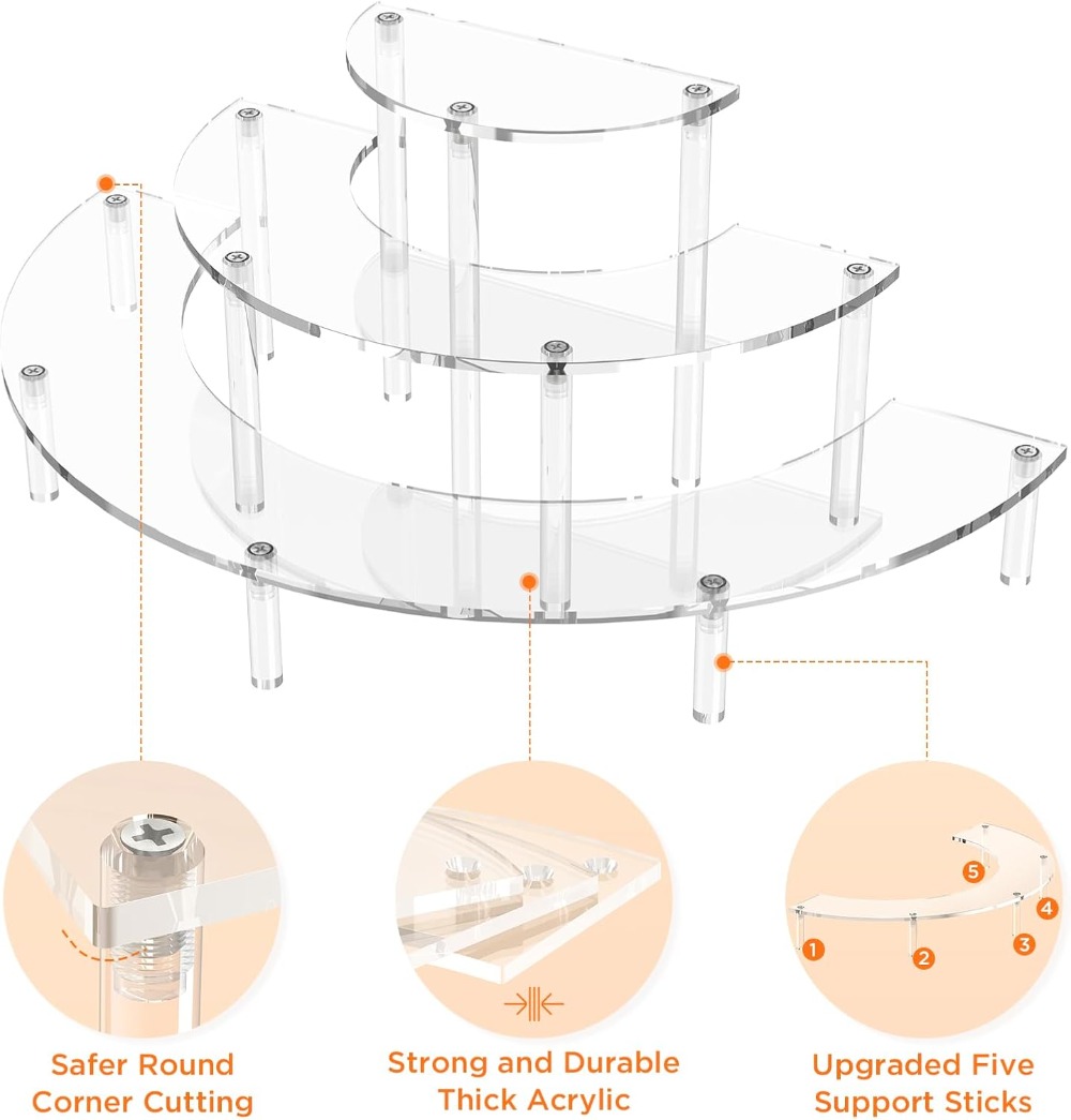Espositori a 3 livelli in acri - Cupcake Stand Tier recensione e prezzo